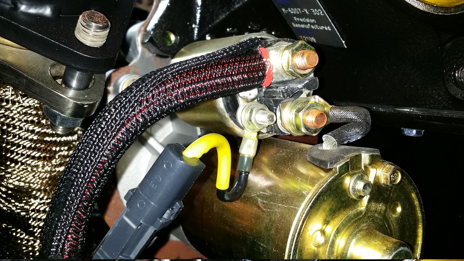 Starter solenoid wiring